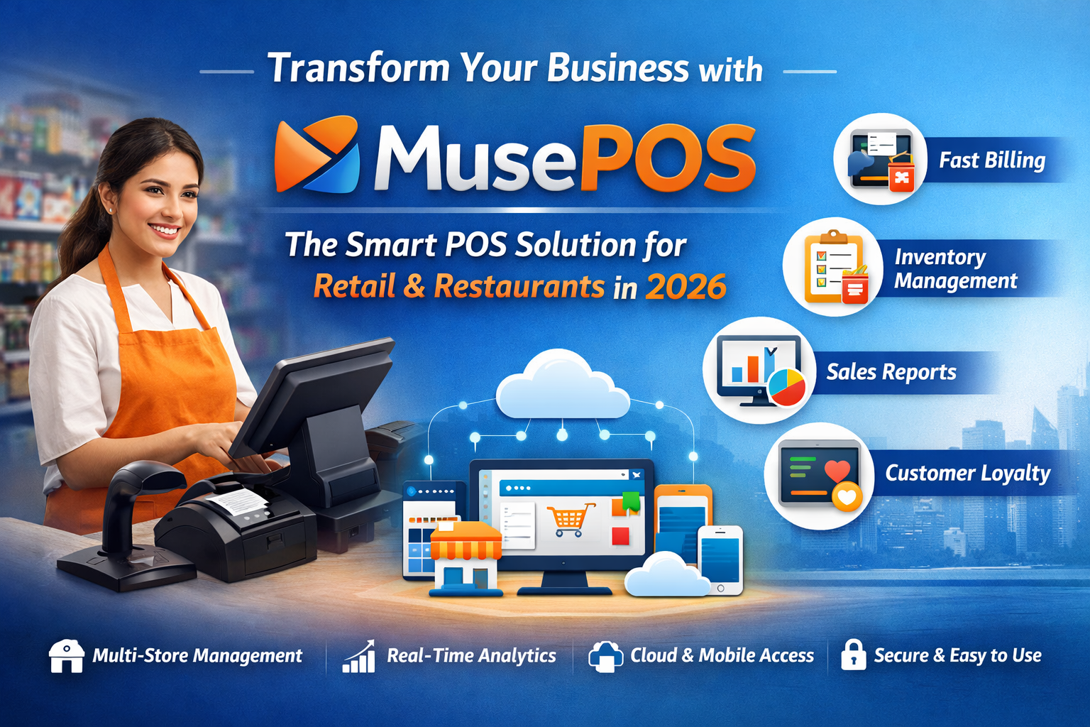 Why MusePOS Is the Smart Choice for Modern Retail & Restaurant Businesses in 2026